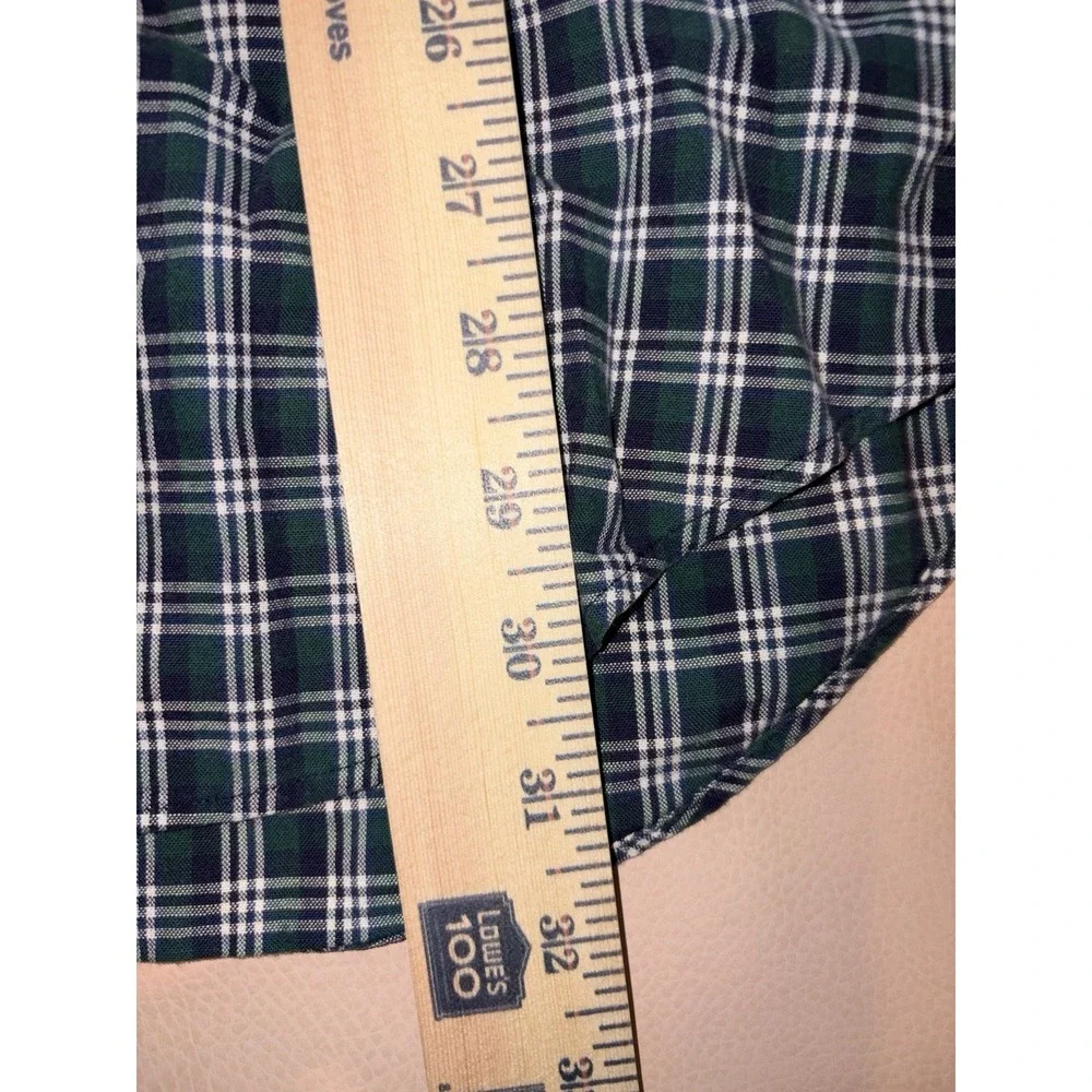 Polo Ralph Lauren Blake Large Long Sleeve Green Blue Plaid Button Down Relaxed